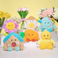 New Bum Bumz 7.5" SpringBumz Complete Set of 6 Plush Toys