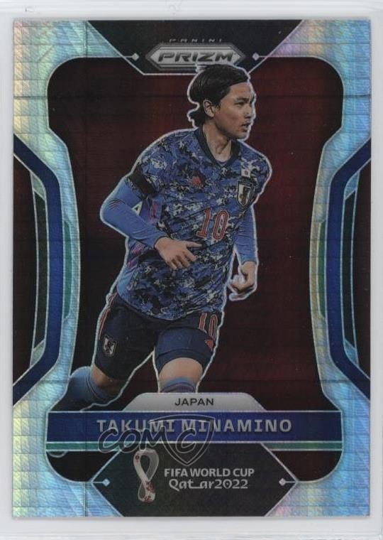 2022 Panini Prizm World Cup Qatar Hyper Prizm Takumi Minamino #133 13bp