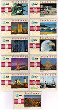 11 Different ATT TeleTicket German Reverse Nice Quality Special USED Phone Cards
