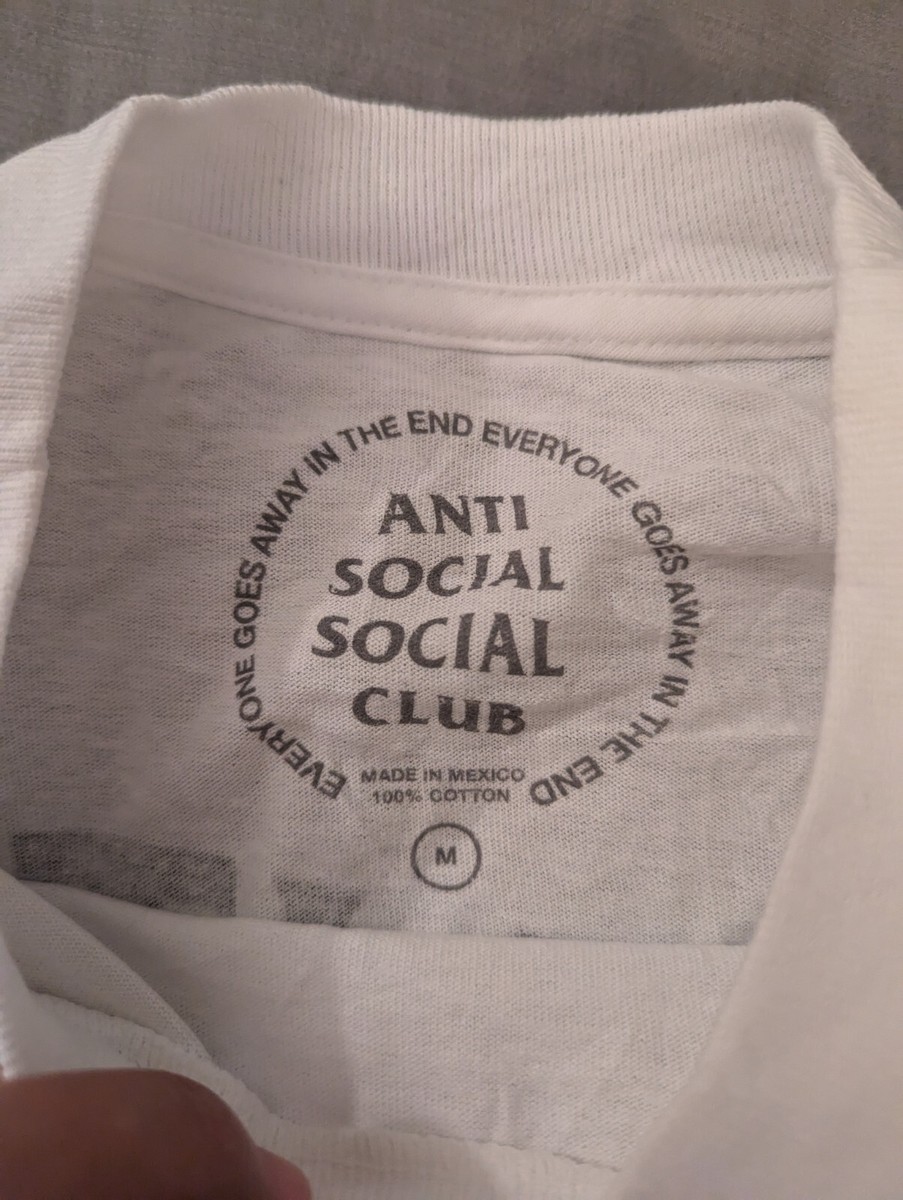 ANTI SOCIAL SOCIAL CLUB ASSC PAIR OF DICE Tシャツ 半袖 白 ANTI SOCIAL SOCIAL CLUB PAIR OF DICE TEE (FW19) Size Medium