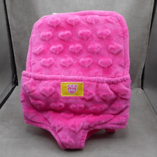 Build-A-Bear Accessory Bear Carrier Backpack Pink Hearts Plush