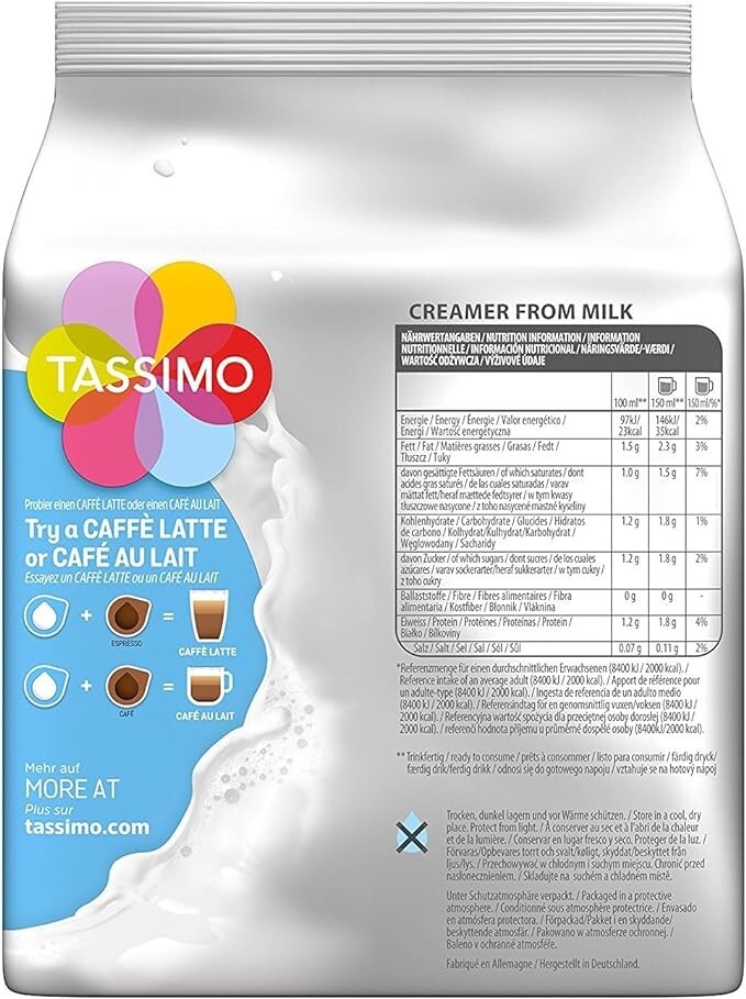 Tassimo Milk Creamer Pods x16 (Pack of 5, Total 80 Drinks) eBay