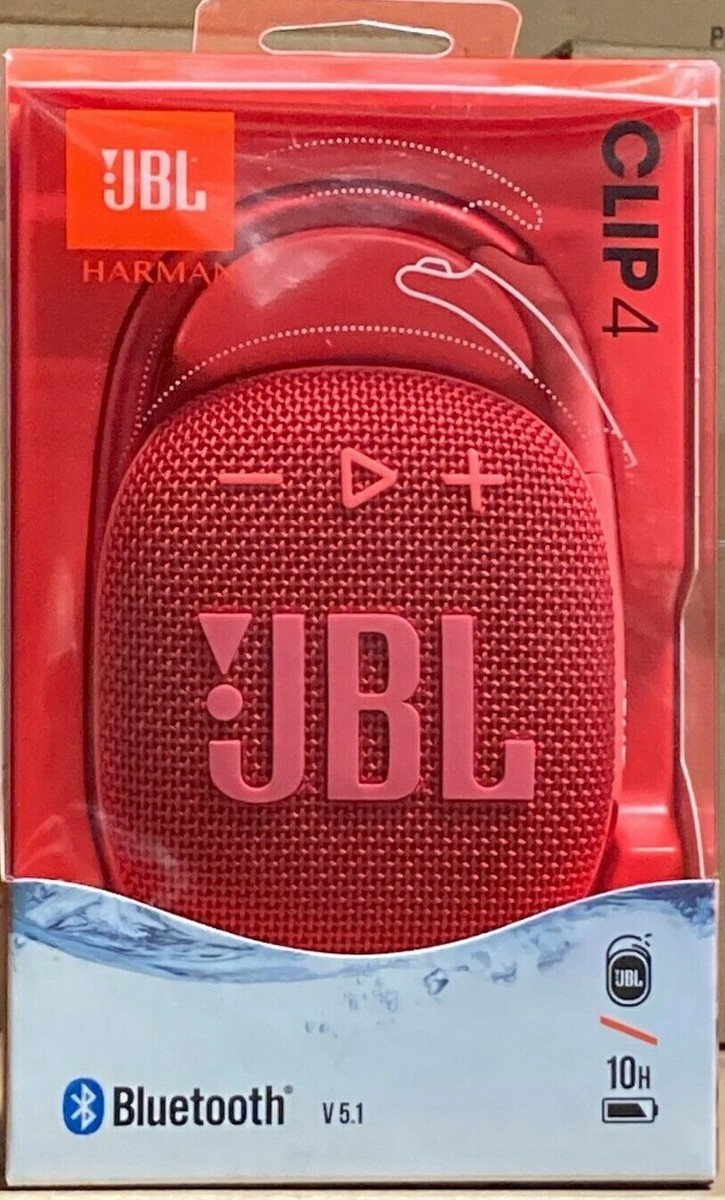 JBL Clip 4 Portable Bluetooth Speaker - Red | eBay