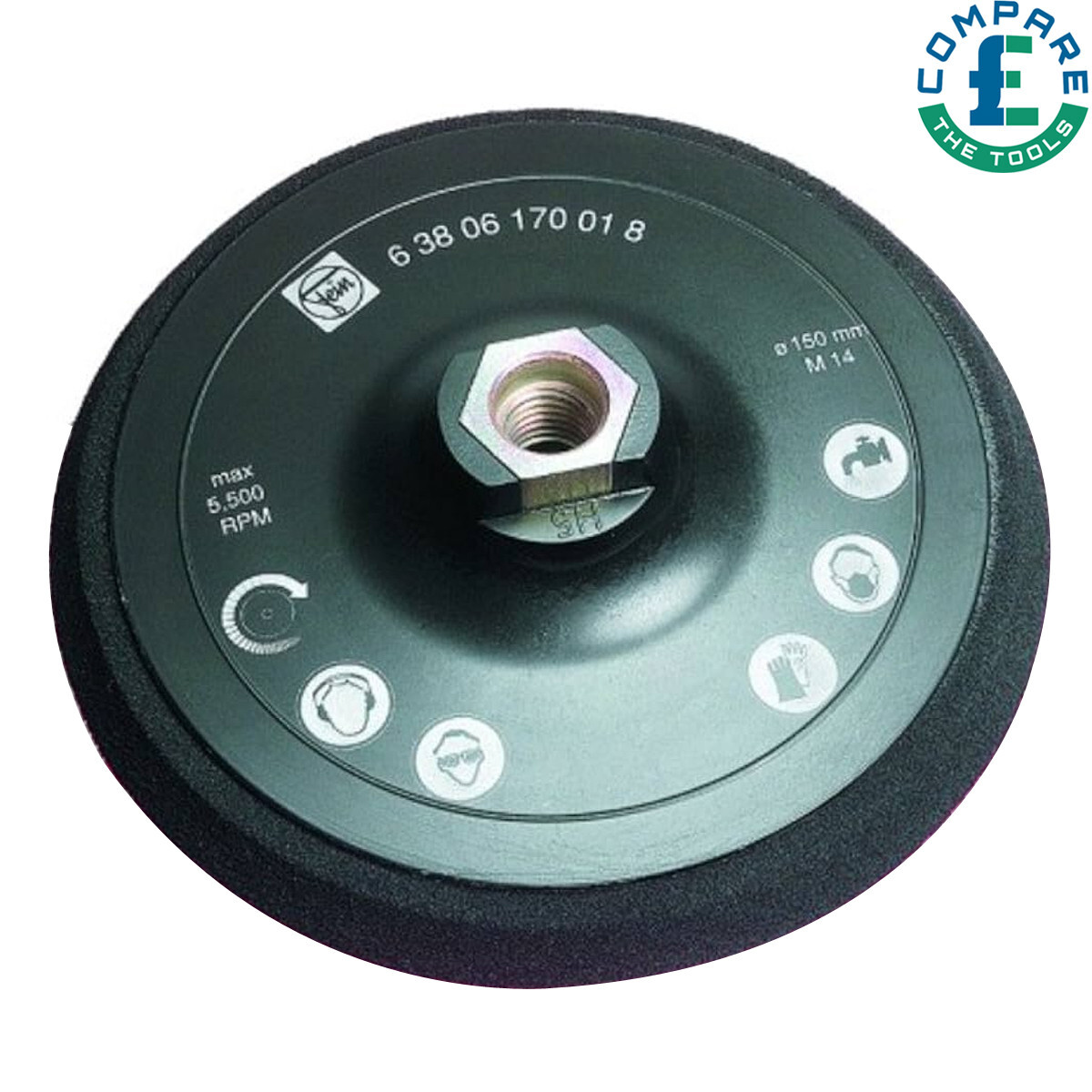 Fein 63806170018 Supporting disc Ø Diameter 150 mm