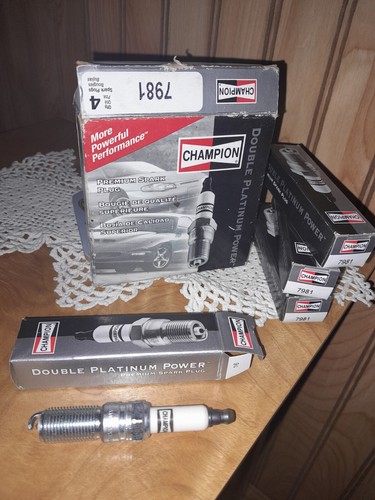 4 Pk New Double Platinum Power Spark Plugs, Champion Spark Plugs, No. 7981 - Picture 5 of 7
