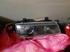 Fits Honda Prelude 1992-1996 Halo Projector Black Headlights Glass