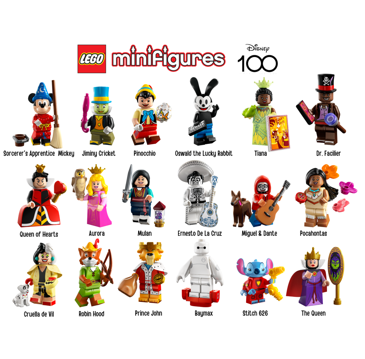 LEGO 71038 Disney Serie 100 Anniversary Minifigure New UNOPENED