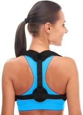 Adjustable Posture Corrector Back Low Back Shoulder Support Brace Belt Men Women