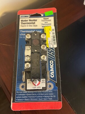 CAMCO 08163 Upper Water Heater THERMOSTAT Therm-O-Disc Style - NEW