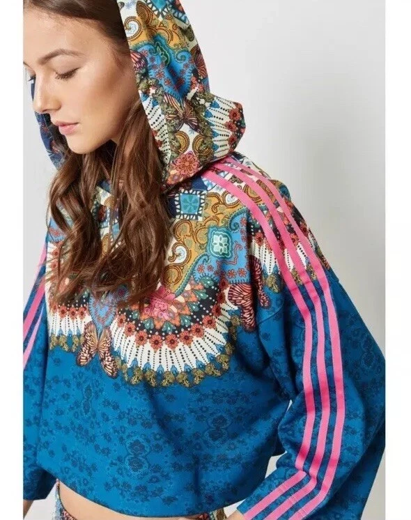 Adidas X Farm Borbomix Trefoil Crop Top Sweatshirt S eBay