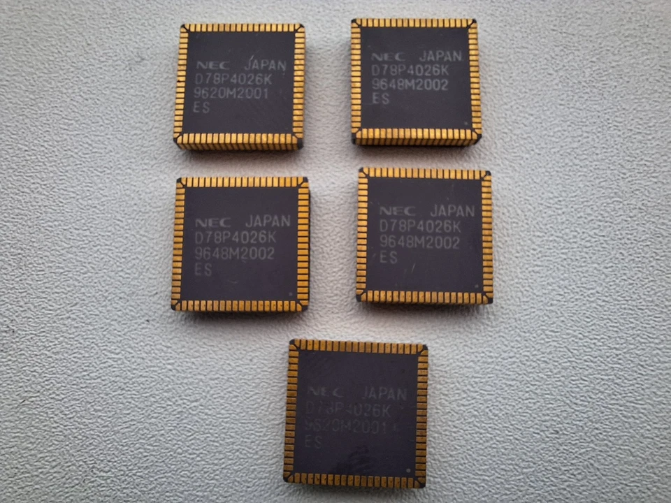 NEC D78P4026K ES engineering sample 4bit single chip MCU GOLD QTY: 1 - Image 3 of 3