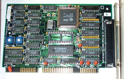 Neu Specialix 02-090001 Si / Xio Isa Host Karte Einzelhandel / Adapter Box Avail