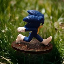 McDonald's Sega Sonic The Hedgehog 2 Happy Meal Toy Blue Custom Cake Topper