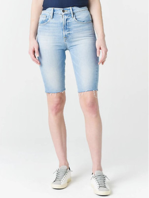 FRAME DENIM Le Vintage Bermuda Raw Edge 
