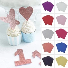 12x10-Inch Extra Fine Glittered Self-Adhesive Foam Sheets DIY Party Wedding Sale