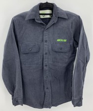 Vintage Arcticwear Arctic Cat Mens Small Shirt Button Front USA Made Distressed