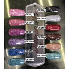 Kiara Sky Gel Polish Diamond Fx Collection Full Set 12 pcs - 0.5 oz/ 15 mL