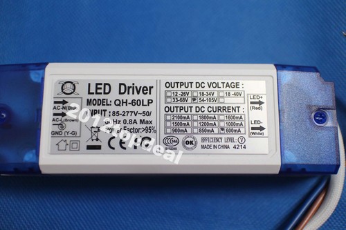 18-30x3W LED Driver Power Supply 600mA for 30pcs 3W High Power LED Chip - Picture 2 of 3