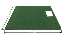 3' x 5' Golf Mat Simulator For Optishot Synthetic Grass Turf Mat With 5mm Foam