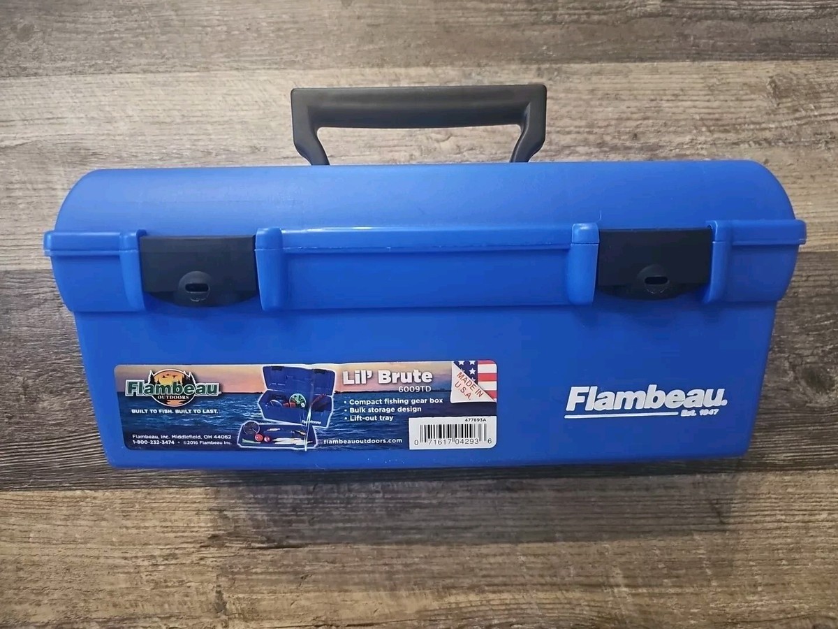 Flambeau Lil' Brute Small Tackle Box + Lift Out Tray 13" x 6" x 5 /38" (New) Flambeau Lil' Brute Small Tackle Box + Lift Out Tray 13" x 6" x 5 /38" (New)