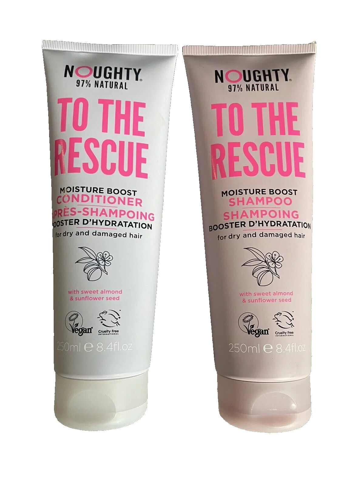Noughty To The Rescue Moisture Boost SHAMPOO/CONDITIONER 250ml each