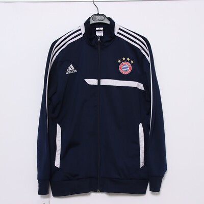 ADIDAS Track Top gebraucht Gr.I7 (Cod.EBAY2227) Bayern München Blau Herren