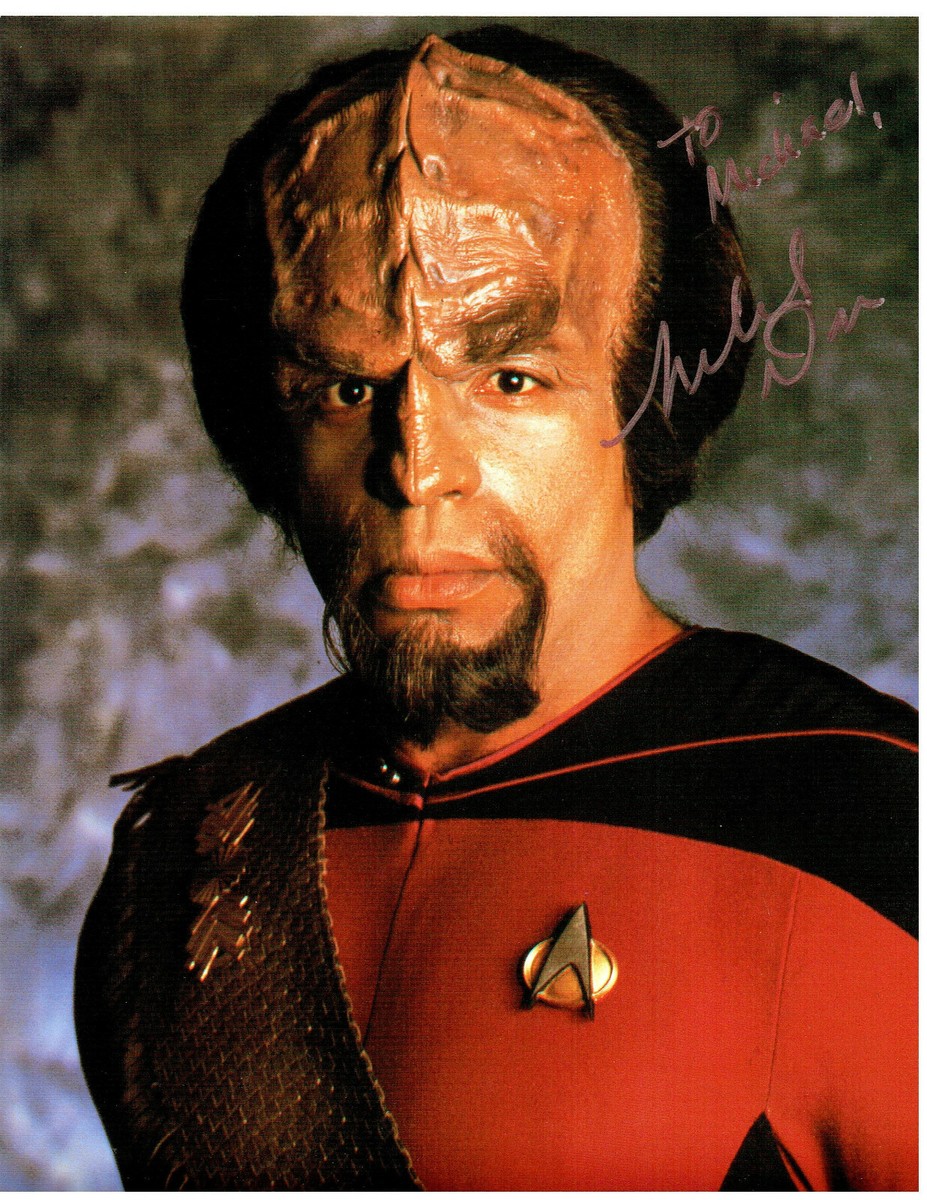 Autograph Michael Dorn / Lt. Worf, Star Trek the Next Generation
