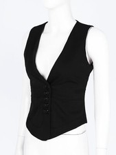 Women  Suit Vest V-neck Formal Waistcoat Slim...