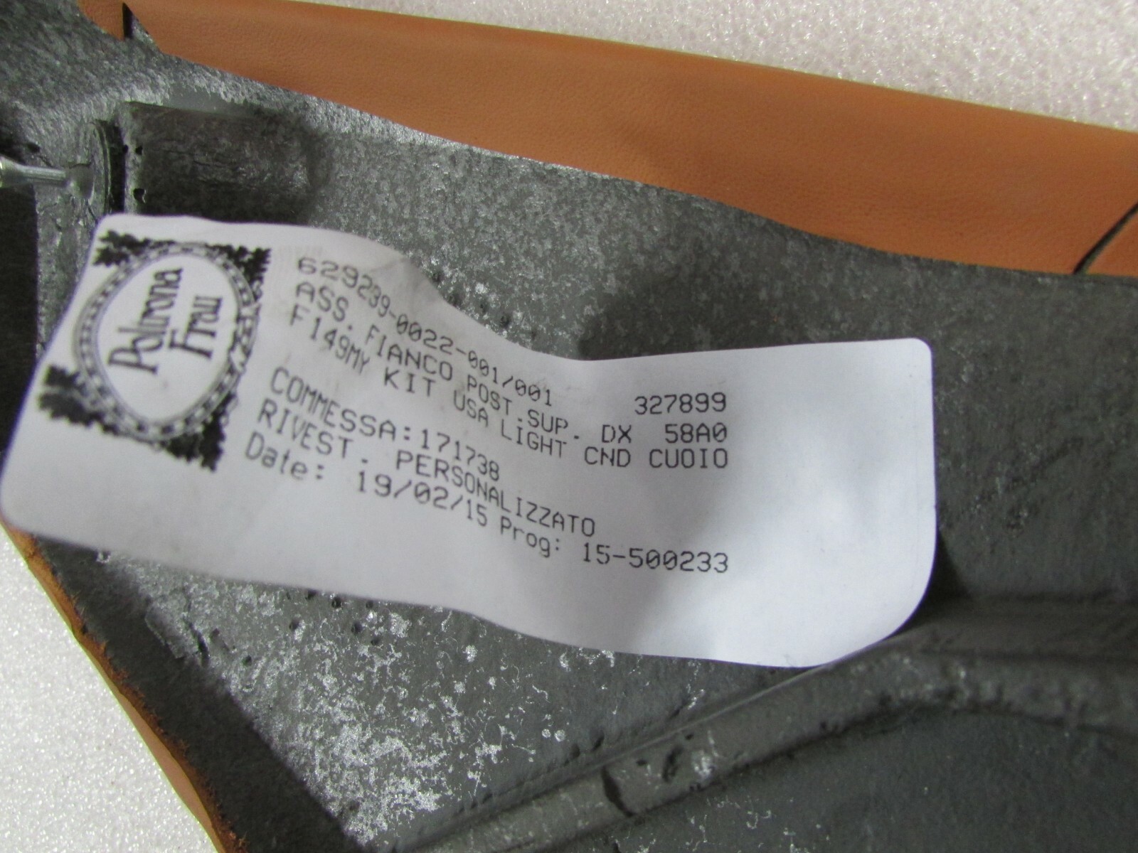 Ferrari California T, RH, Right Rear Upper Trim, Used, P/N 87237800