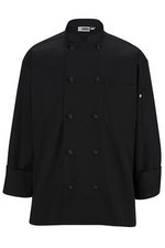 Edwards Unisex 10 Knot Button Long Sleeve Chef Coat - 3302 FREE SHIPPING 