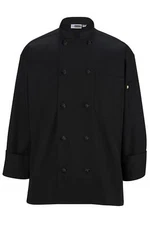 Edwards Unisex 10 Knot Button Long Sleeve Chef Coat - 3302 FREE SHIPPING!