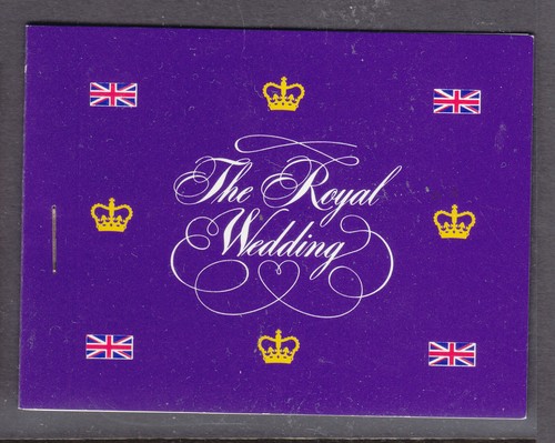 BOOKLET: 1980 ROYAL WEDDING LHS STAPLE UB08a