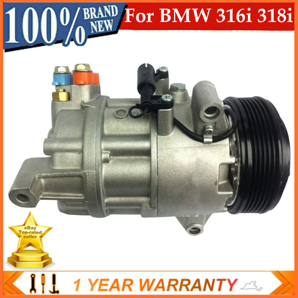 6PK AC Compressor 64529145352 64529175669 for BMW E46 316i 318i Z4