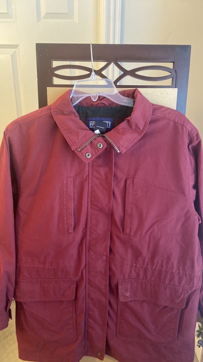 EUC Lands End Winter Coat M | eBay