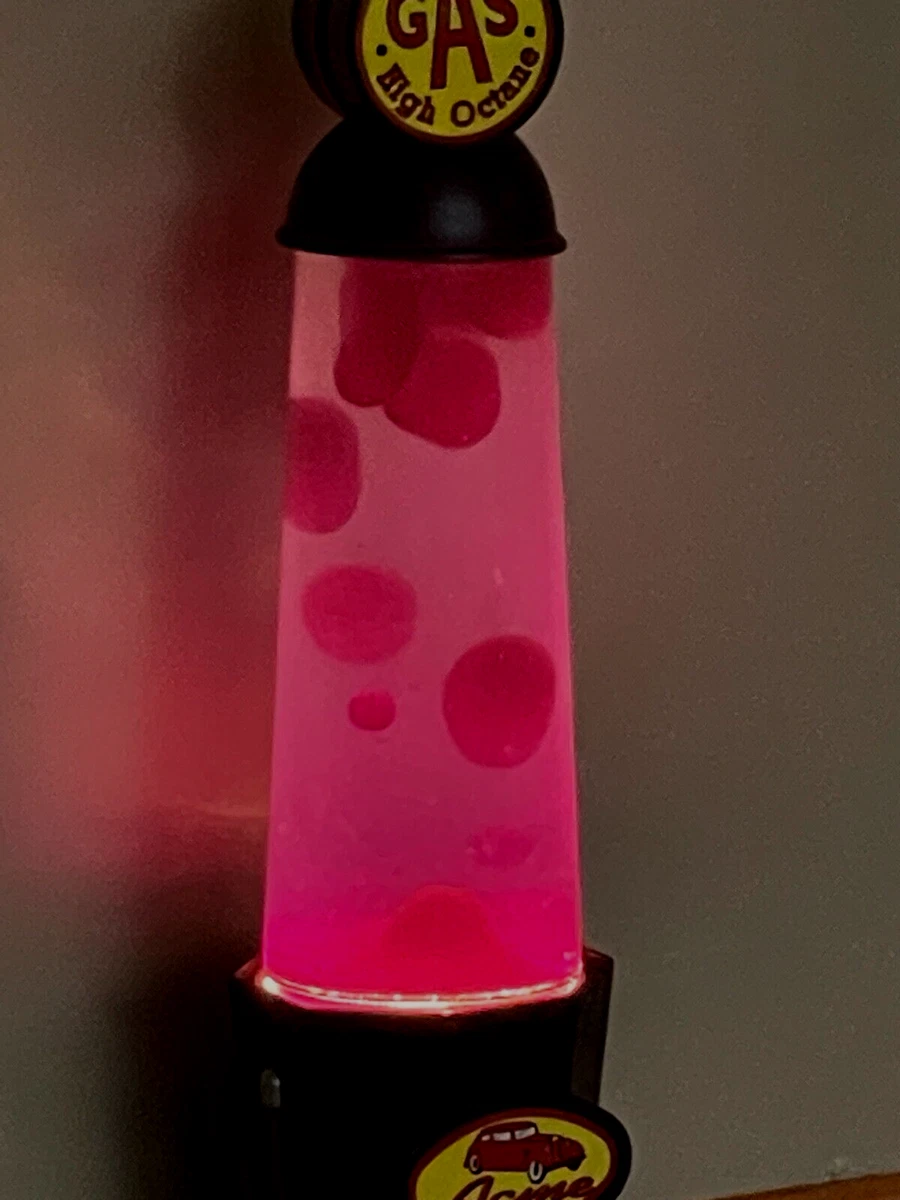 Rare Lava Lamp Light Purple Pink Gas Pump ACME GAS CO. eBay