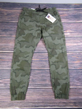 Denizen Levi's Mens NEW NWT XS Green Camo Jogger Pants Athletic