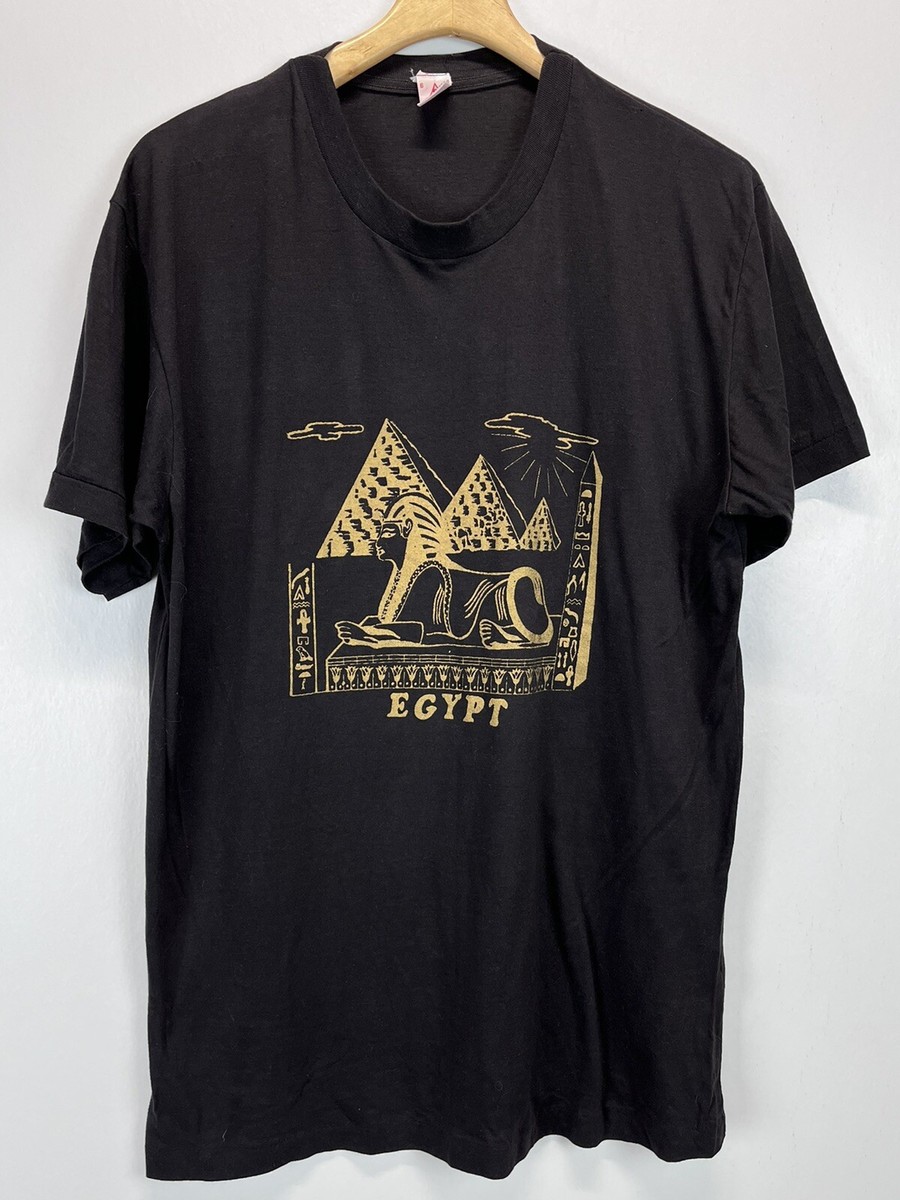 Vintage Egypt Tshirt Sz M? READ Single Stitch Travel Culture | eBay
