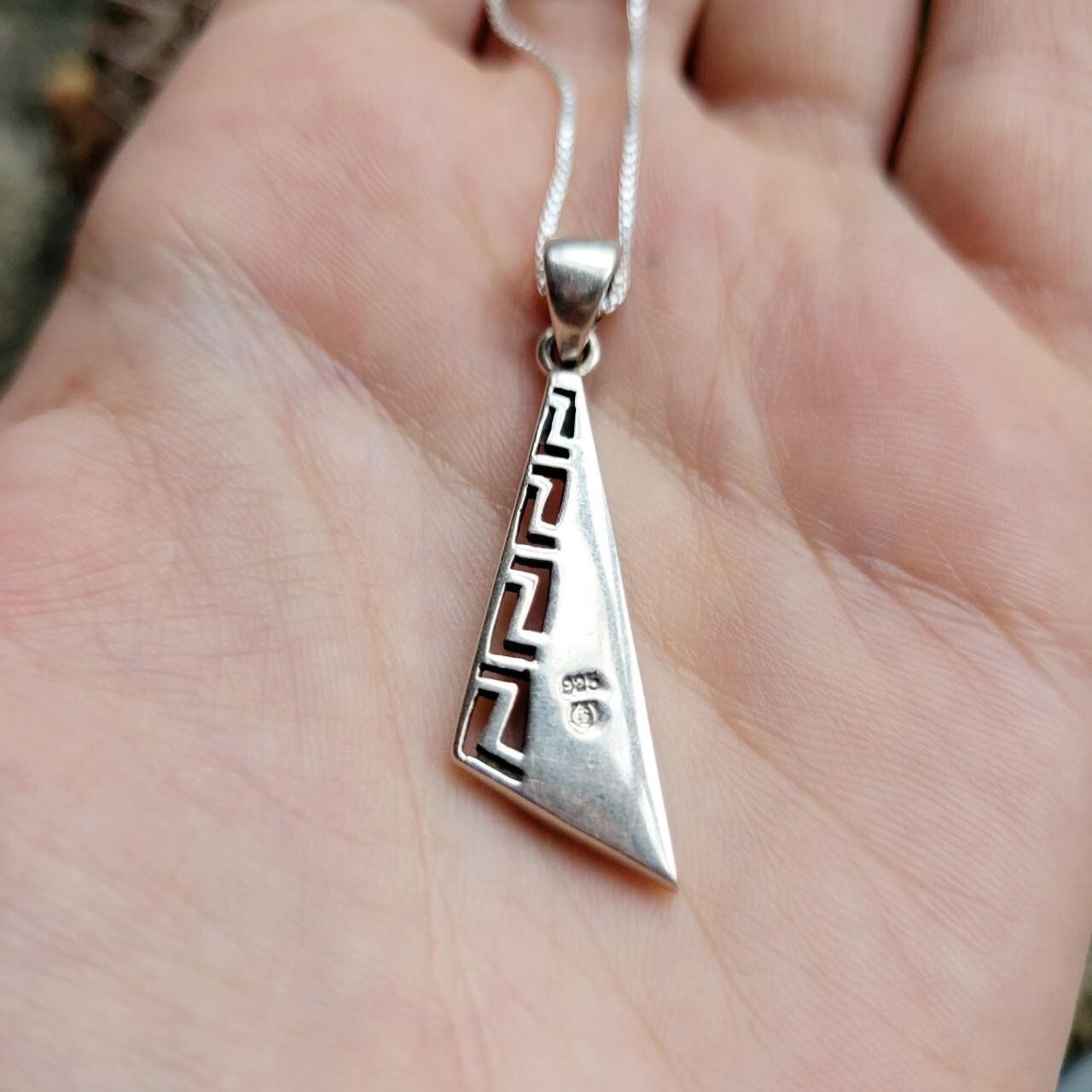 New Solid 925 Sterling Silver Abalone Tribal Neck… - image 8