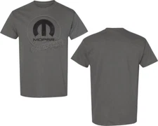 MOPAR MENS CHARCOAL DISTRESSED PRINT SHORT SLEEVE TEE SHIRT E1678 NEW