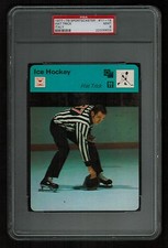 PSA 9 HAT TRICK Sportscaster Hockey Card #11-19 ITALY