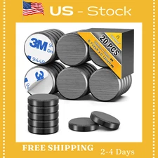 20pack Magnets for Crafts with Adhesive Backing, Round Disc Magnets Strong Stick