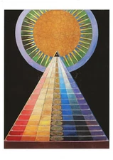 Postcard Hilma af Klint "No. 1" 1915 MINT Oversize Unused