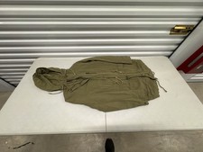 H M Divided Olive Green Utility Field Jacket with Hood
