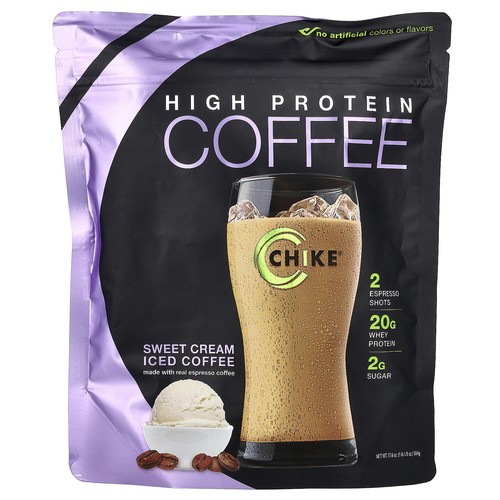 High Protein Iced Coffee, Sweet Cream, 1 lb 1.8 oz (504 g)