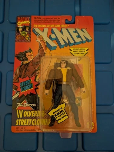 Vintage 1994 Uncanny X-Men Wolverine Street Clothes Toy Biz Action Figure
