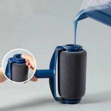 Paint Roller Brush Kit Foam Triangle Paint Brush Set for Wall Interior Painting