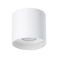 Deckenleuchte Weiß Aluminium GU10 Wohnzimmer BüRo Flur Ø12 Cm Deckenlampe KüChe