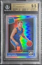 Luka Doncic - 2018 Panini Donruss Optic Holo Rookie #177 Mavericks RC - BGS 9.5