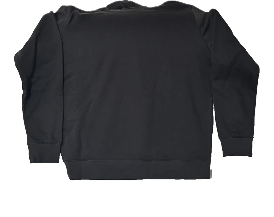 Nike Club Polar Pullover Sudadera con Capucha Negro/Blanco Mujeres Hombres Unisex Talla XL NUEVO Foto 4 de 4