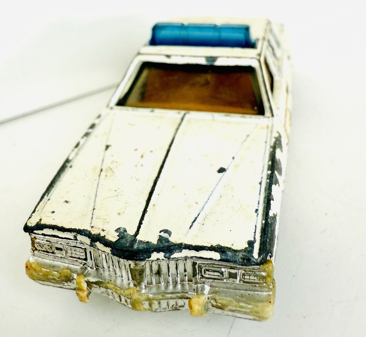 レア物! 古い 警察人形 警察署カウンター用 1980 The ERTL The Dukes Of Hazzard Police Car Pontiac Bonneville 1